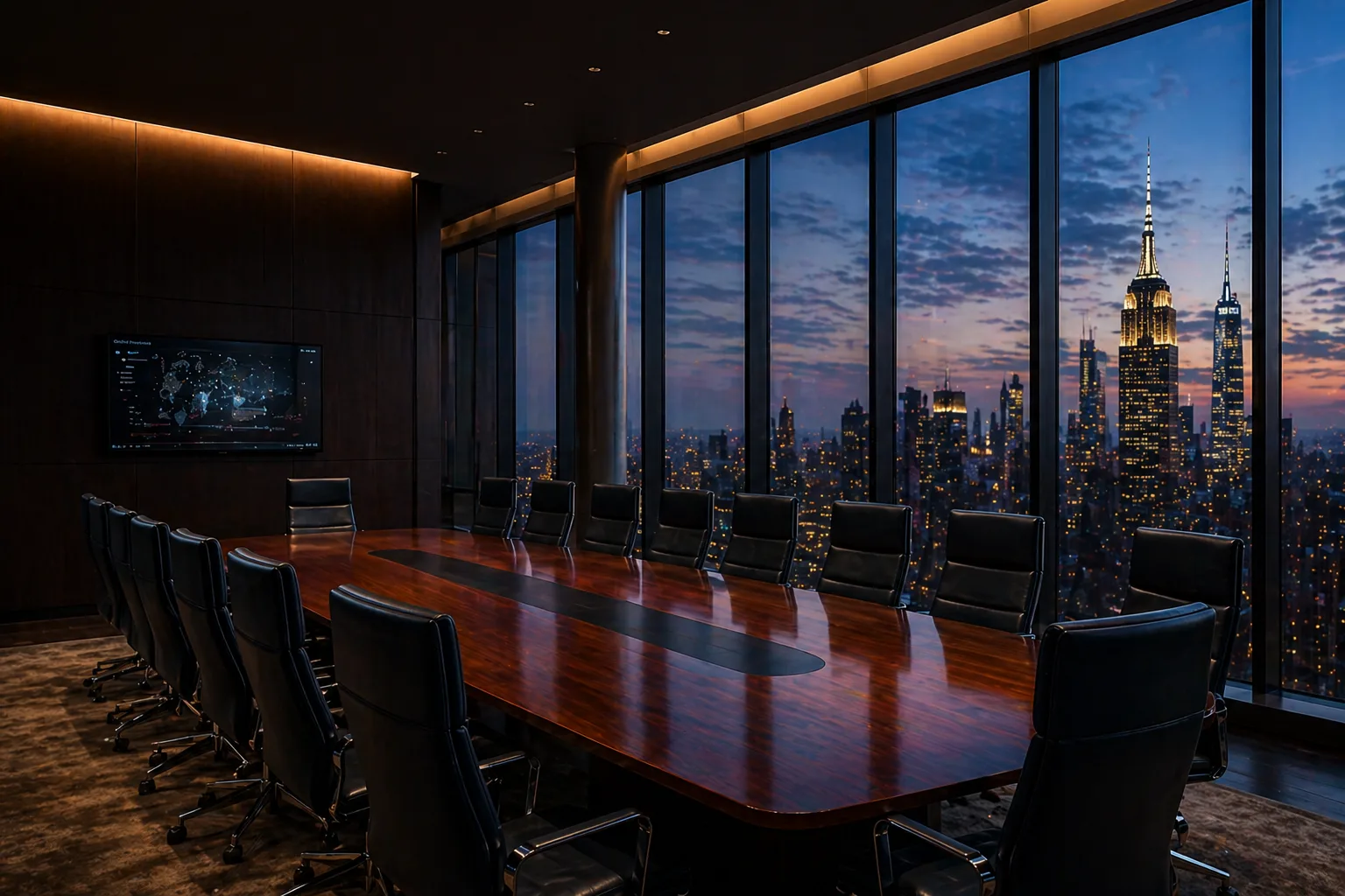 Aegis Boardroom executive boardroom backdrop